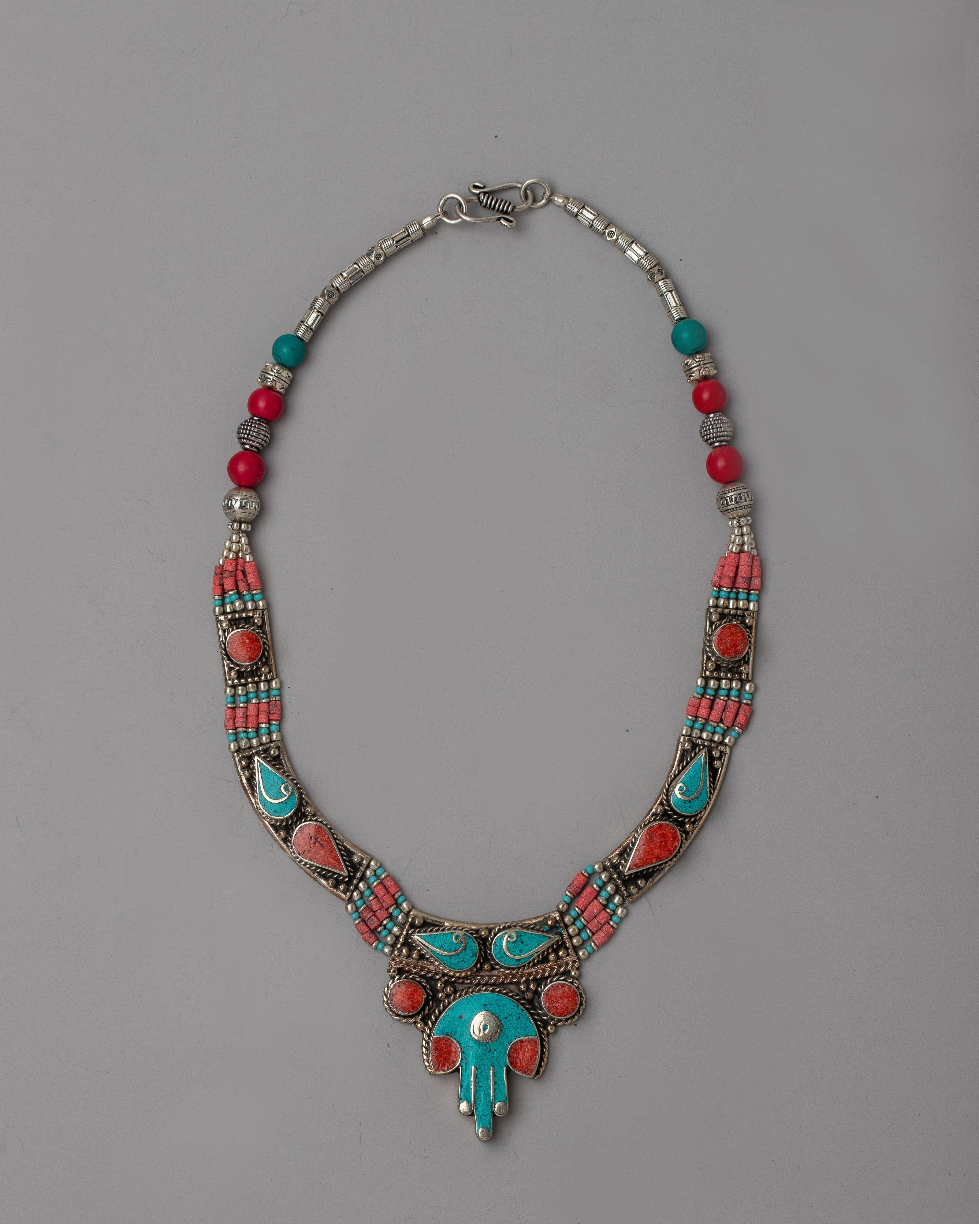 White Metal Necklace