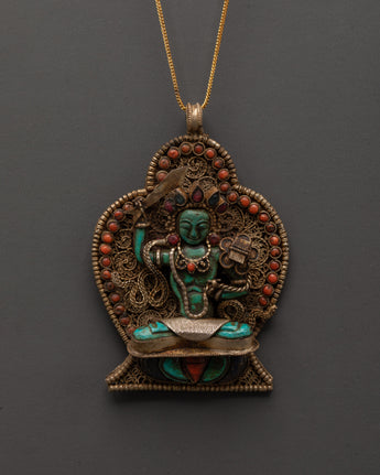 Tibetan Manjushri Pendant
