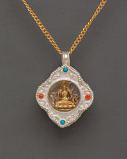 Handcrafted 98% Silver Jatukam Locket Pendant