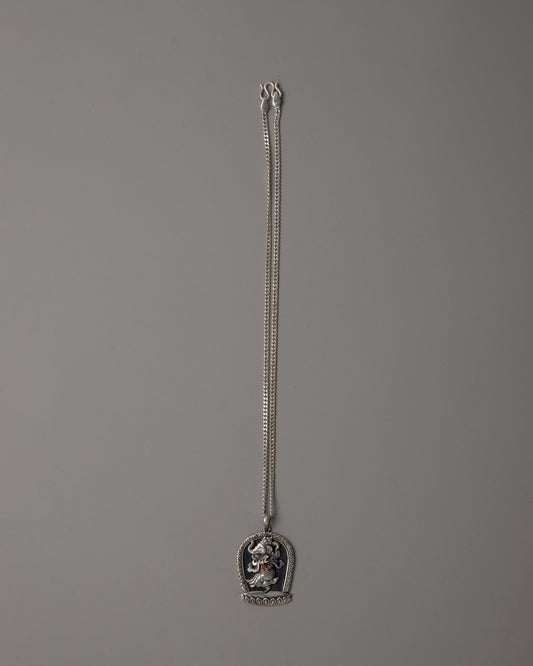 Silver Hindu Necklace