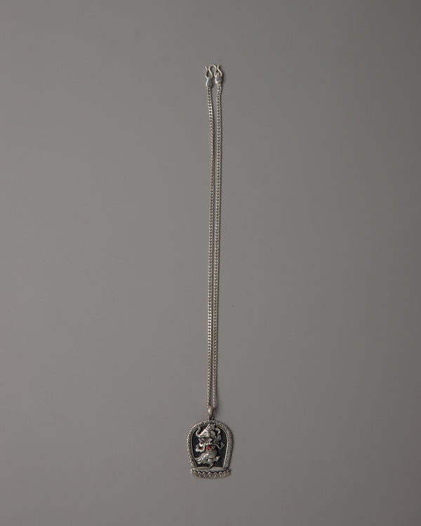 Silver Hindu Necklace