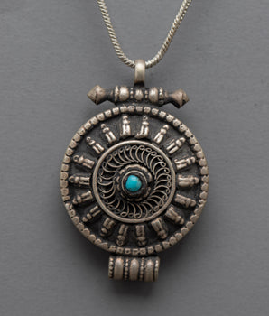 Buddhist Oval Locket 