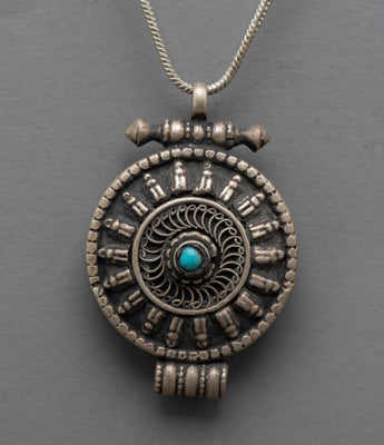 Buddhist Oval Locket 
