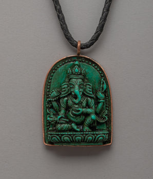 Copper Ganesh Locket