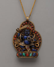 Gold-plated filigree Pendant