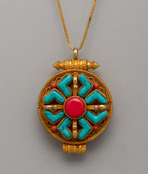 Tibetan Locket Ghau Box