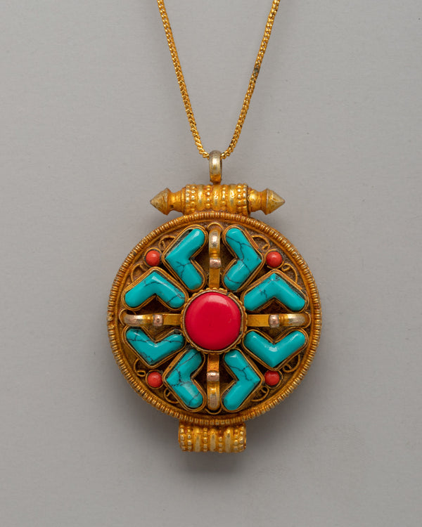 Tibetan Locket Ghau Box