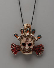 Hand-Carved Chitipati Locket