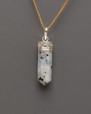 Rainbow Moonstone Pendant | Natural Gemstone Jewelry