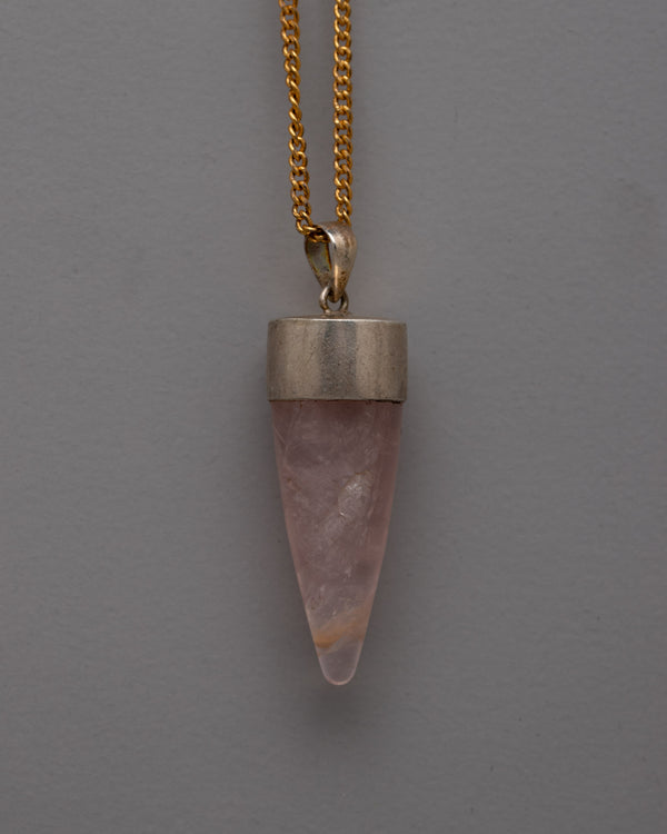 Healing Crystal Point Pendant