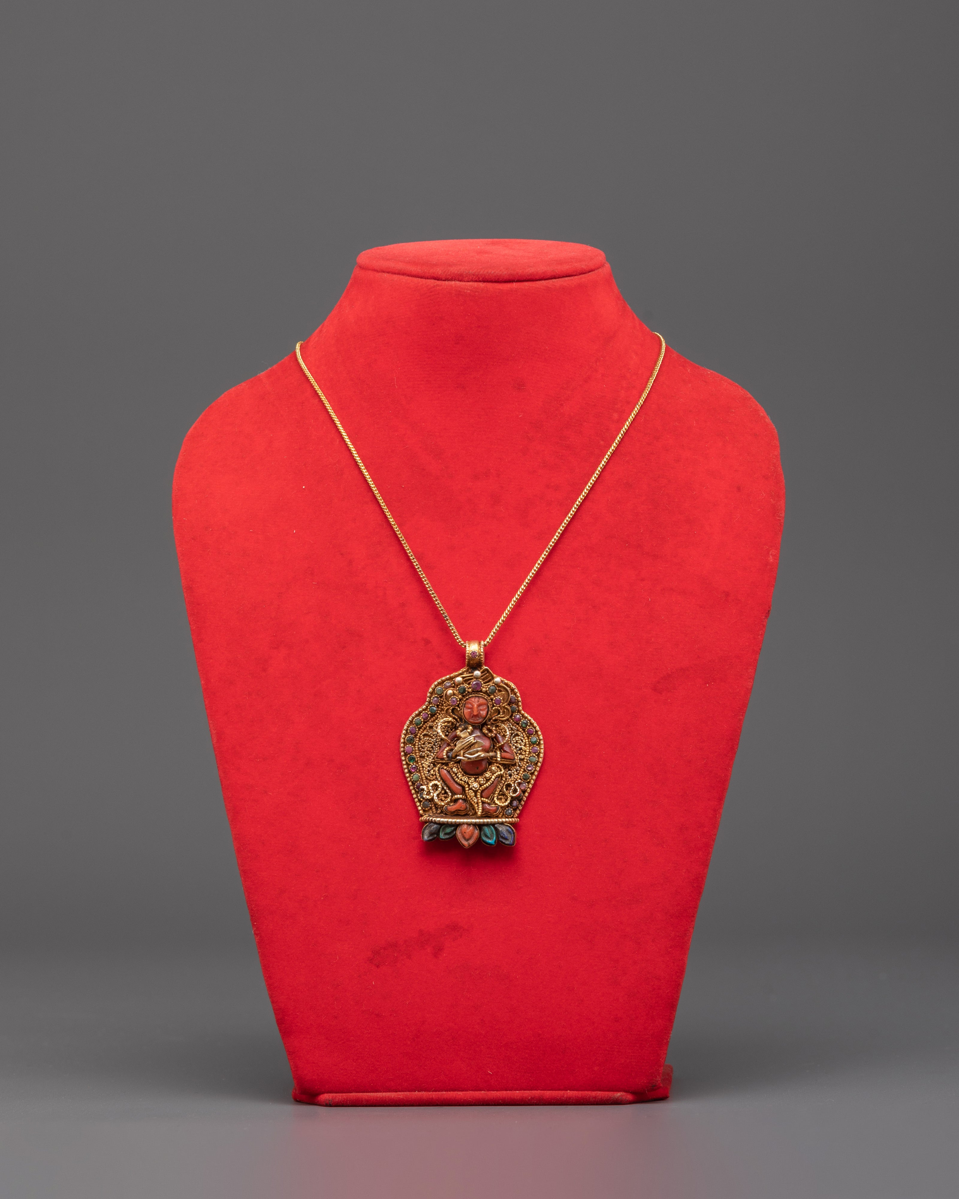 Sacred Mahakala protection pendant