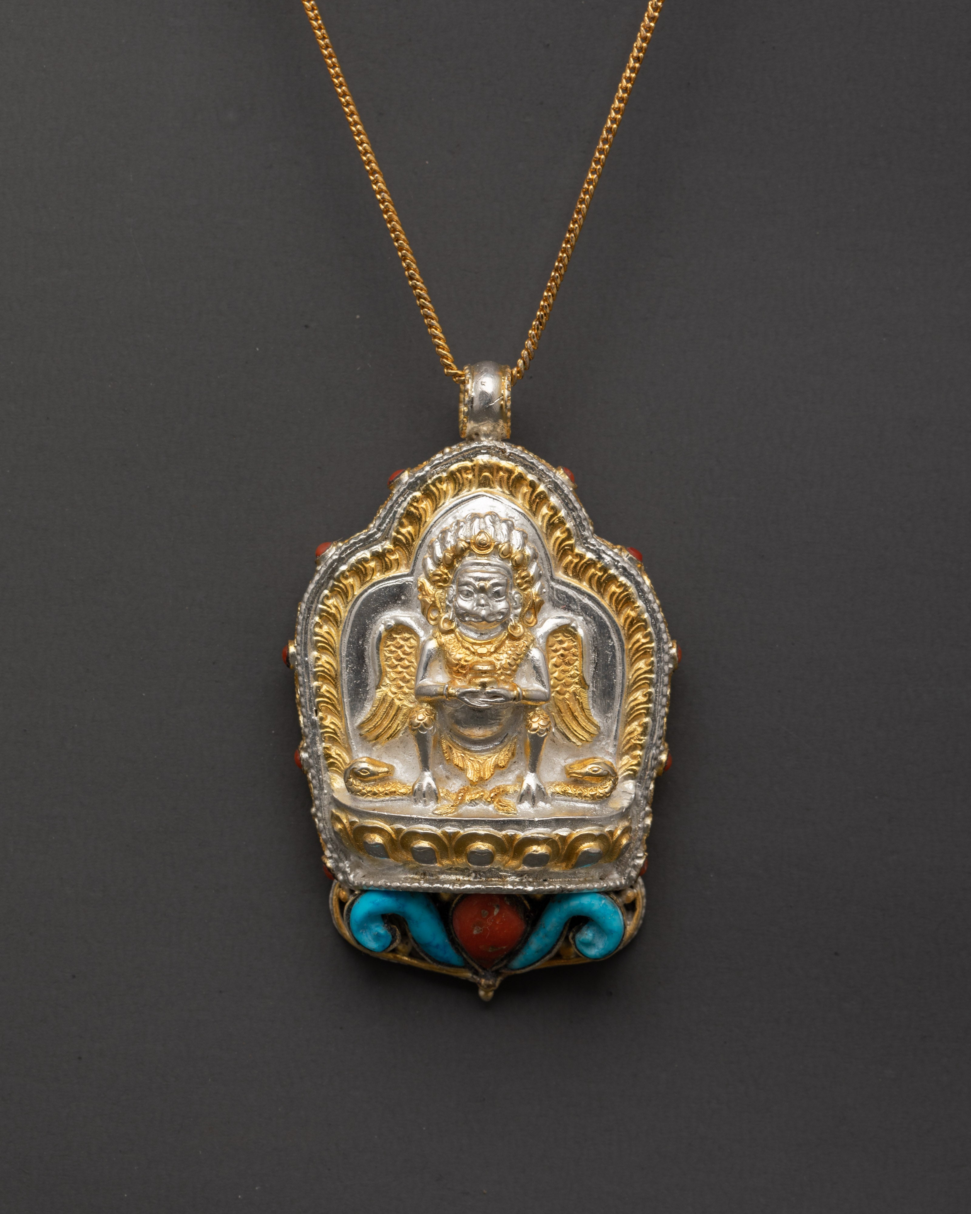 Mythical Bird Garuda Locket | Symbol of Power and Speed