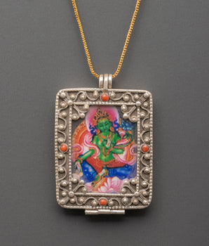 green-tara-silver-sacred-locket