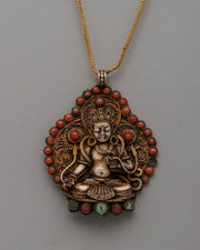 Gold-Plated Filigree Locket