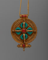 Double Vajra Ghau Box Locket