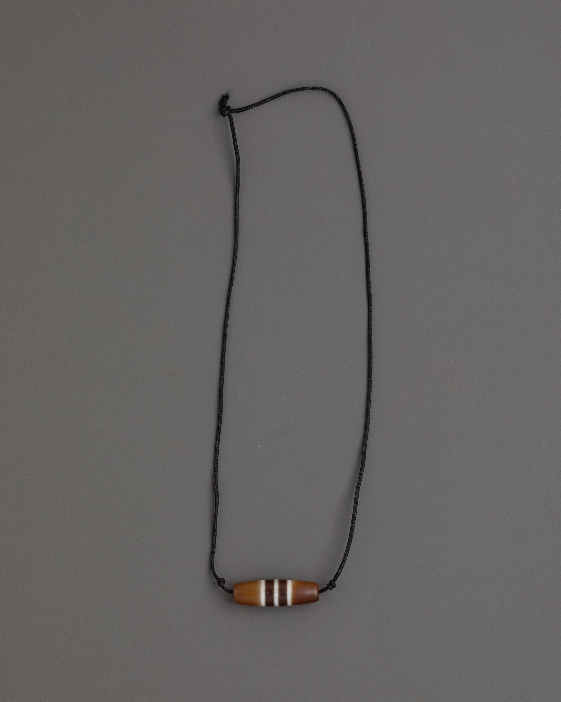 Tibetan Black and White Chong Dzi Locket