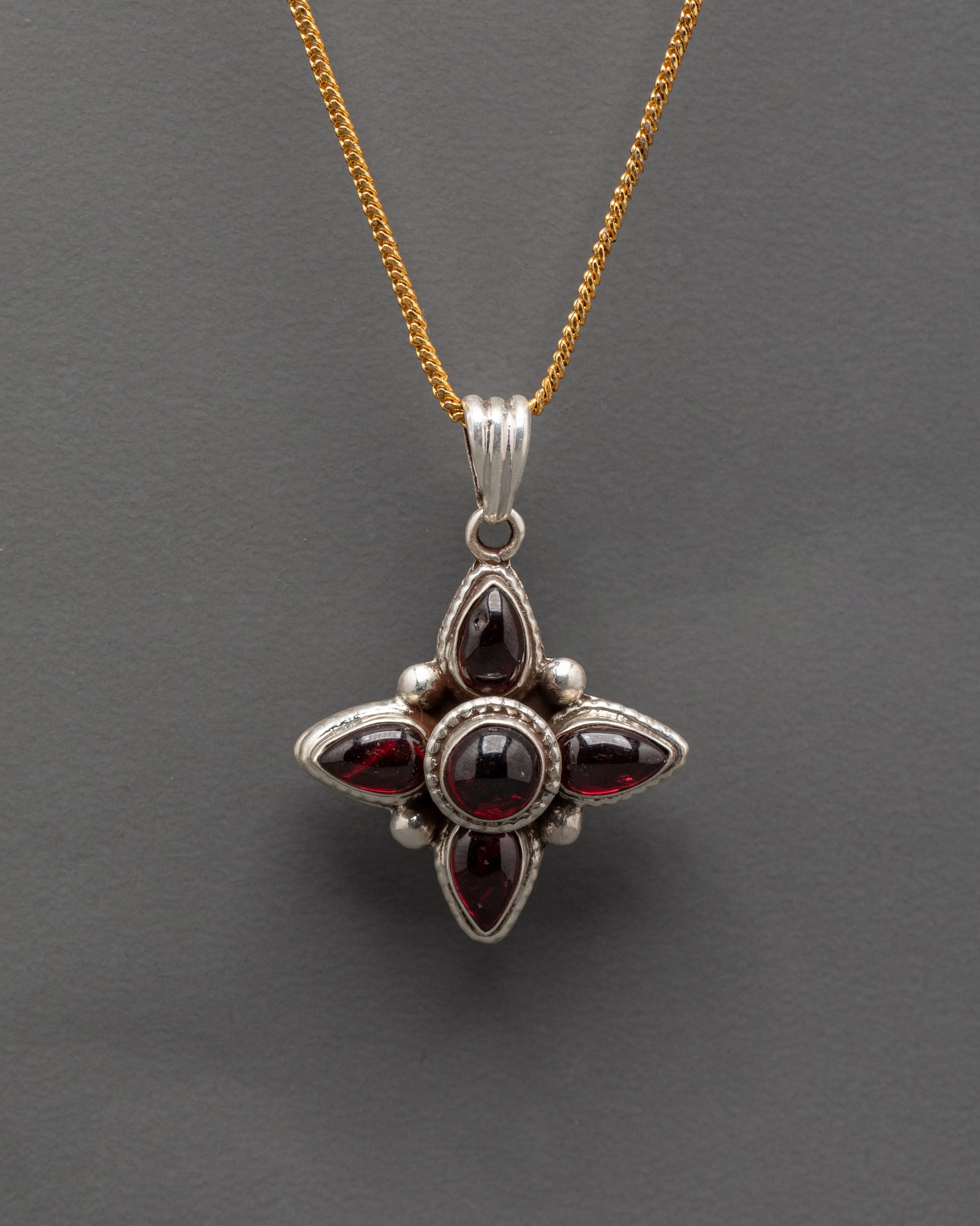 Garnet Stone Locket