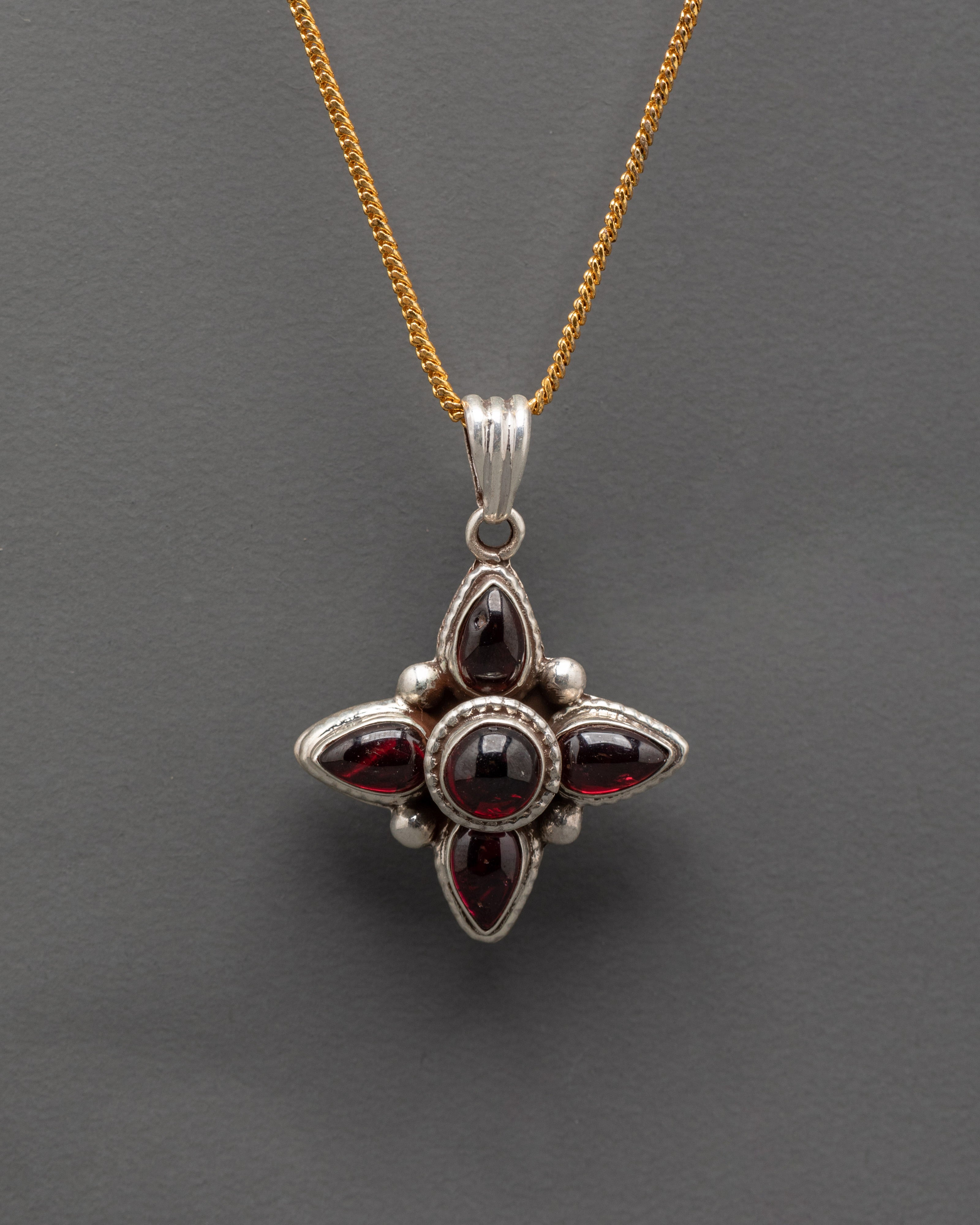 Garnet Stone Locket