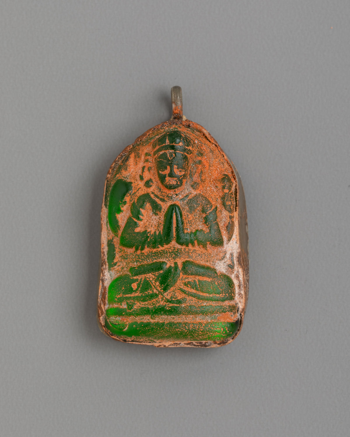Chenrezig Buddhist Pendant | Antique Finish Spiritual Ornament