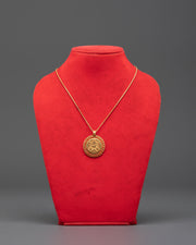 Tibetan Auspicious Symbol Locket