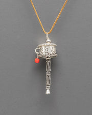 Spiritual Mani Wheel Locket | Tibetan Symbol of Compassion and Faith