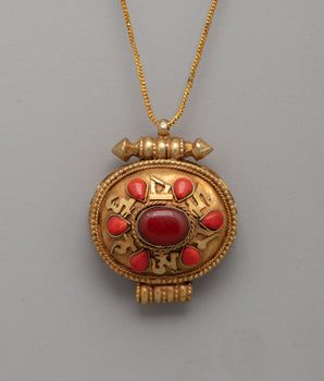 Tibetan Ghau Prayer Box Jewelry