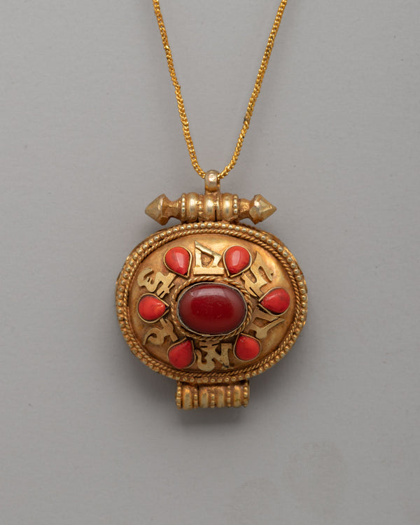 Tibetan Ghau Prayer Box Jewelry