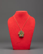 Compassionate Goddess Green Tara Locket | Mother of All Buddhas