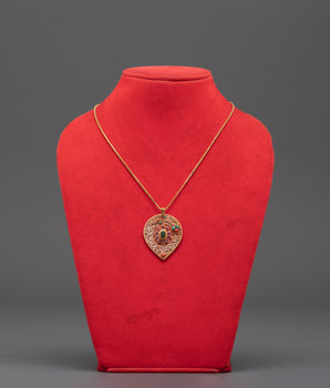 Handcrafted Silver Locket with Gold Plating