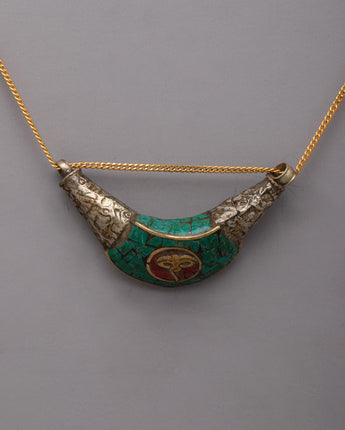 Green Stone Locket
