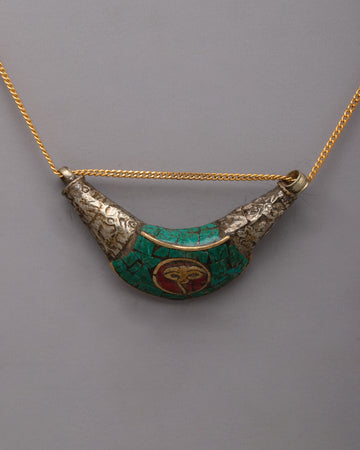 Green Stone Locket