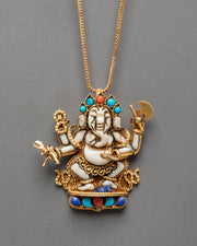 Handmade Ganesha Pendant 