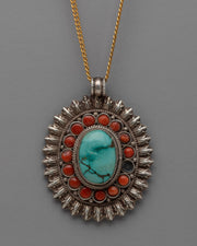 Gemstone Locket Pendant