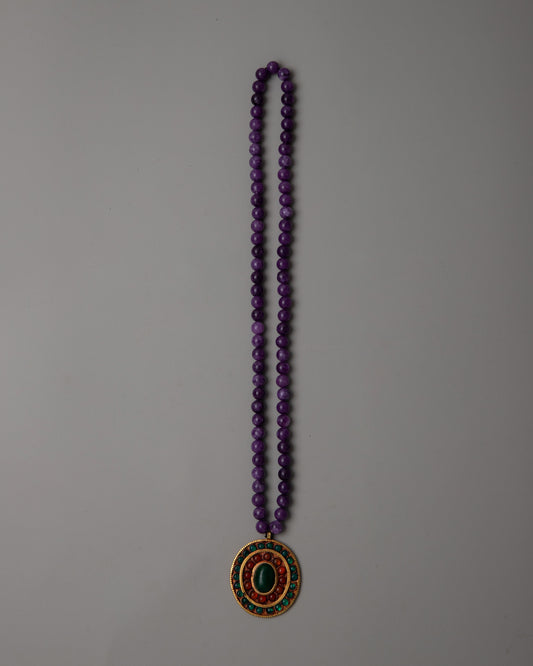 Amethyst Beads Necklace