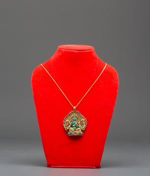 Handmade Green Tara Locket