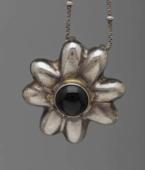 Onyx Silver Locket