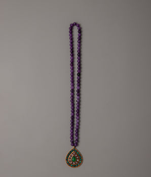Amethyst Bead Necklace