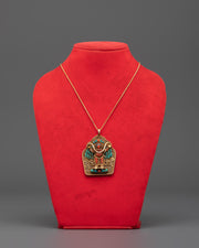 Handmade Garuda Bird Deity Pendant