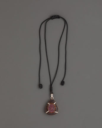 Buddhist Garnet Locket