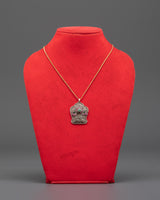 Handmade Silver Flower Motif Pendant