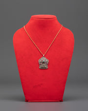 Handmade Silver Flower Motif Pendant