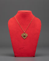 Gold Plated Leaf Locket