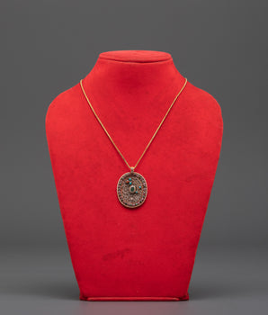 Silver Pendant with Intricate Filigree Detailing