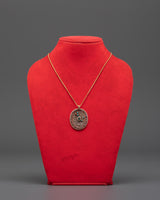 Silver Pendant with Intricate Filigree Detailing