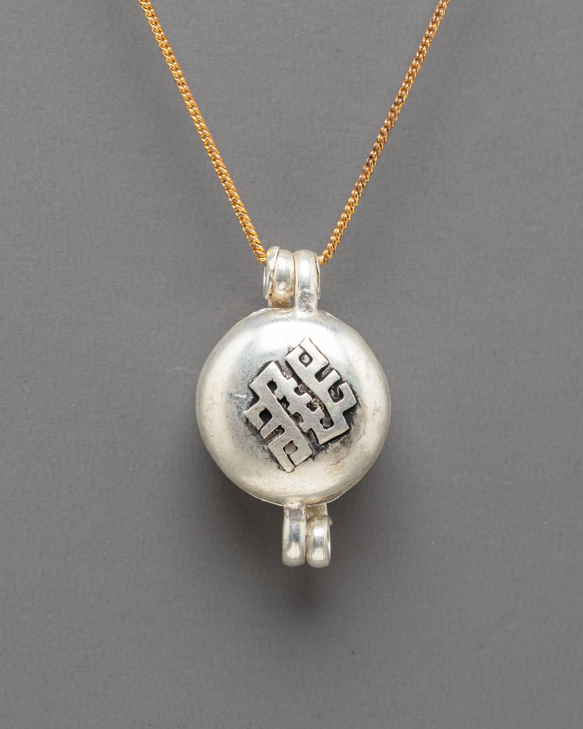 Buddhist Endless Knot Locket 