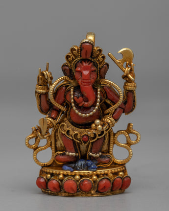 ganesh ji gold locket