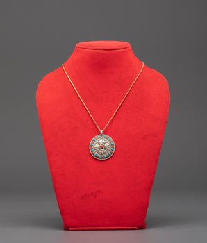 Silver Vishwa Vajra Locket