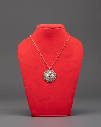 Silver Vishwa Vajra Locket