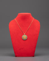 Handcrafted Dharma Wheel Pendant