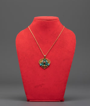 Chenrezig Silver Locket